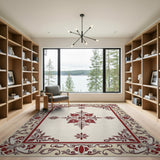 Traditional Persian Red Elegant Red Floral Persian Area Rug