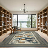 Whimsical School of Fish Area Rug