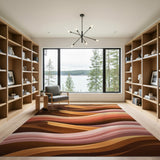 Wavy Desert Dunes Area Rug