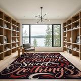 Love Valentines Sweet Nothings Area Rug