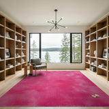 Whimsical Pink Bow Textured Area Rug