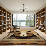Geometric Bear Southwestern Area Rug