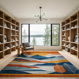 Sunset Peaks Geometric Area Rug