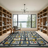 Kids City Street Map Play Rug