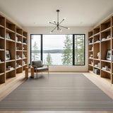 Beige and Neutral Beige Horizontal Stripe Area Rug