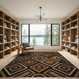 Southwestern Diamond Star Geometric Area Rug