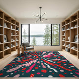 Strawberry Explosion Multi-Color Area Rug