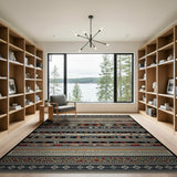 Multi-color and Patterns Bold Multi-Color Southwestern Geometric Rug