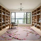 Cherry Blossom Pink Area Rug