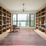 Distressed Abstract Multi-Color Area Rug