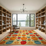 Vibrant Fruit Medley Area Rug
