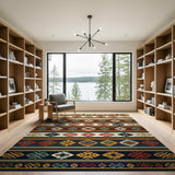 Southwestern Southwestern Geometric Tribal Area Rug