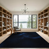 Cosmic Blue Nebula Area Rug