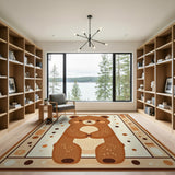 Adorable Kawaii Bear Area Rug