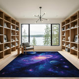 Multi-color and Patterns Cosmic Galaxy Nebula Area Rug