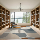 Modern Abstract Neutral Area Rug