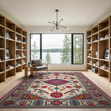 Multi-color and Patterns Vibrant Multi-Color Traditional Persian Area Rug