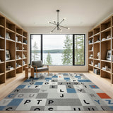 Kids Alphabet Block Area Rug