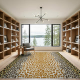 Wild Leopard Print Area Rug