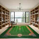 Aerial Baseball Field Area Rug