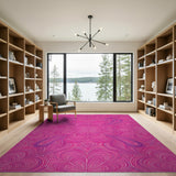 Abstract Area Swirl Pink Swirl Abstract Area Rug