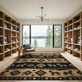 Heritage Tribal Savanna Animals Rug