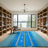 Airport Runway Aviation Area Rug
