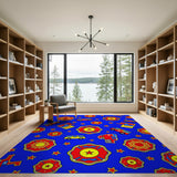 Kids Emergency Vehicles Cartoon Pattern Rug