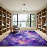 Magical Sparkling Unicorn Area Rug