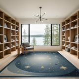 Starry Night Constellation Area Rug