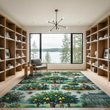 Lush Orchard Garden Harvest Rug