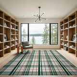 Tartan Green Plaid Area Rug