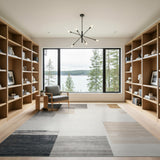 Modern Grey Geometric No. 4 Area Rug