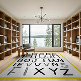 Playful Alphabet ABC Kids Area Rug