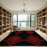 Red Heritage Tribal Red Heritage Tribal Area Rug