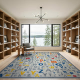 Playful Multi-Color Alphabet Letters Rug