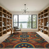 Rainbow Paw Southwestern Area Rug