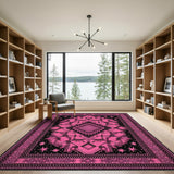 Pink Heritage Tribal Pink Heritage Tribal Area Rug