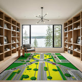 Vibrant City Intersection Area Rug