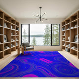 Slake Neon Contour Area Rug