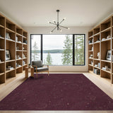 Purple Leopard Print Area Rug