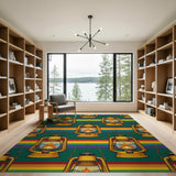 Rainbow Lantern Kids Area Rug