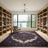 Purple Mandala Persian No. 3 Area Rug