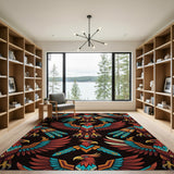 Heritage Tribal Eagle Pattern Area Rug