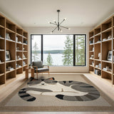 Cute Sleeping Tabby Cat Tufted Area Rug