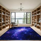 Multi-color and Patterns Cosmic Nebula Area Rug