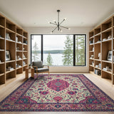 Exquisite Multi-Color Persian Floral Area Rug