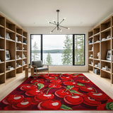 Vibrant Cherry Cluster Area Rug