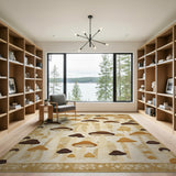 Whimsical Mushroom Meadow Area Rug