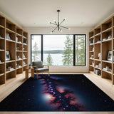 Cosmic Nebula Fractal Area Rug
